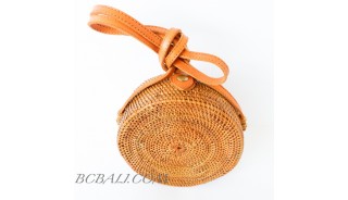 Around Circle Ata Rattan Balinese Bags hand woven